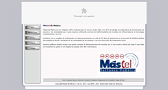 Desktop Screenshot of mastel.com.mx