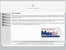 Tablet Screenshot of mastel.com.mx